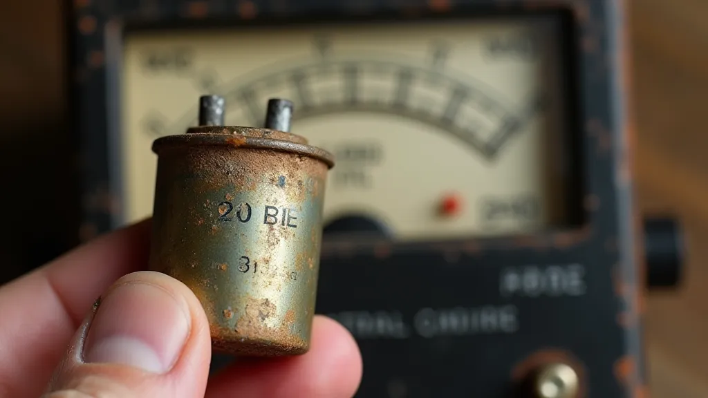 Inspecting a capacitor