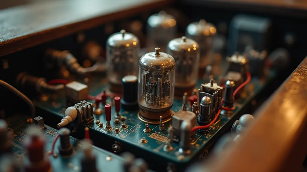 Vintage radio chassis