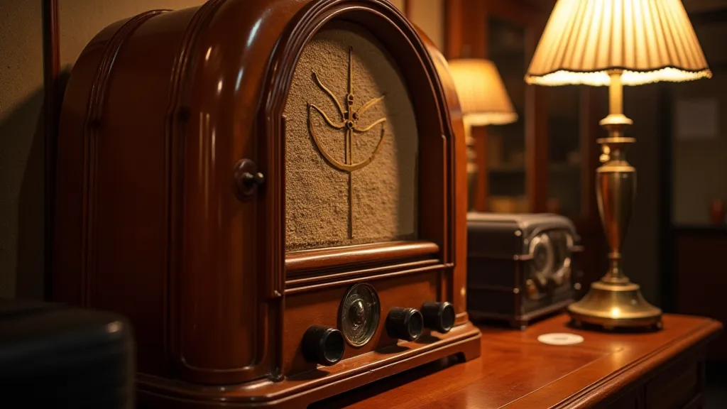 Restored Bakelite radio display