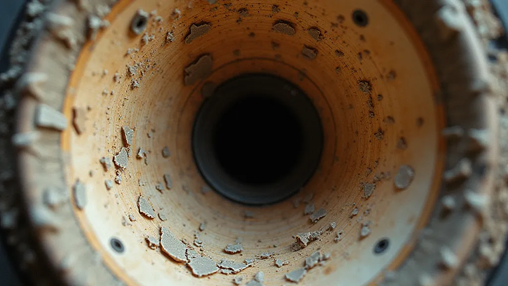 Deteriorated paper speaker cone